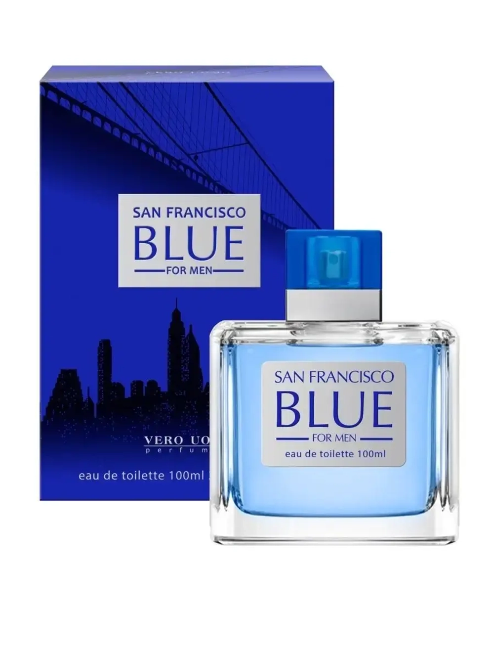 Туалетная вода San Francisco Blue духи мужские 100 мл