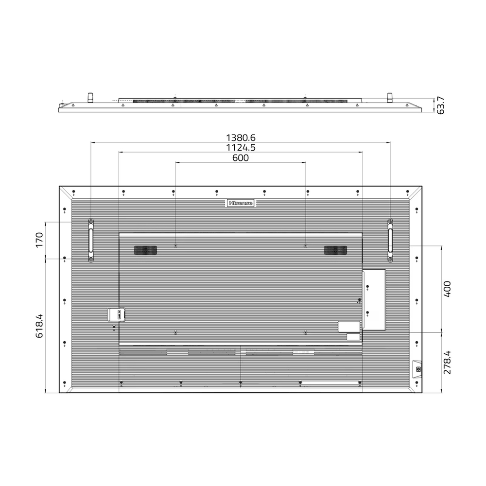 Профессиональный ЖК дисплей Hisense 75DM66D