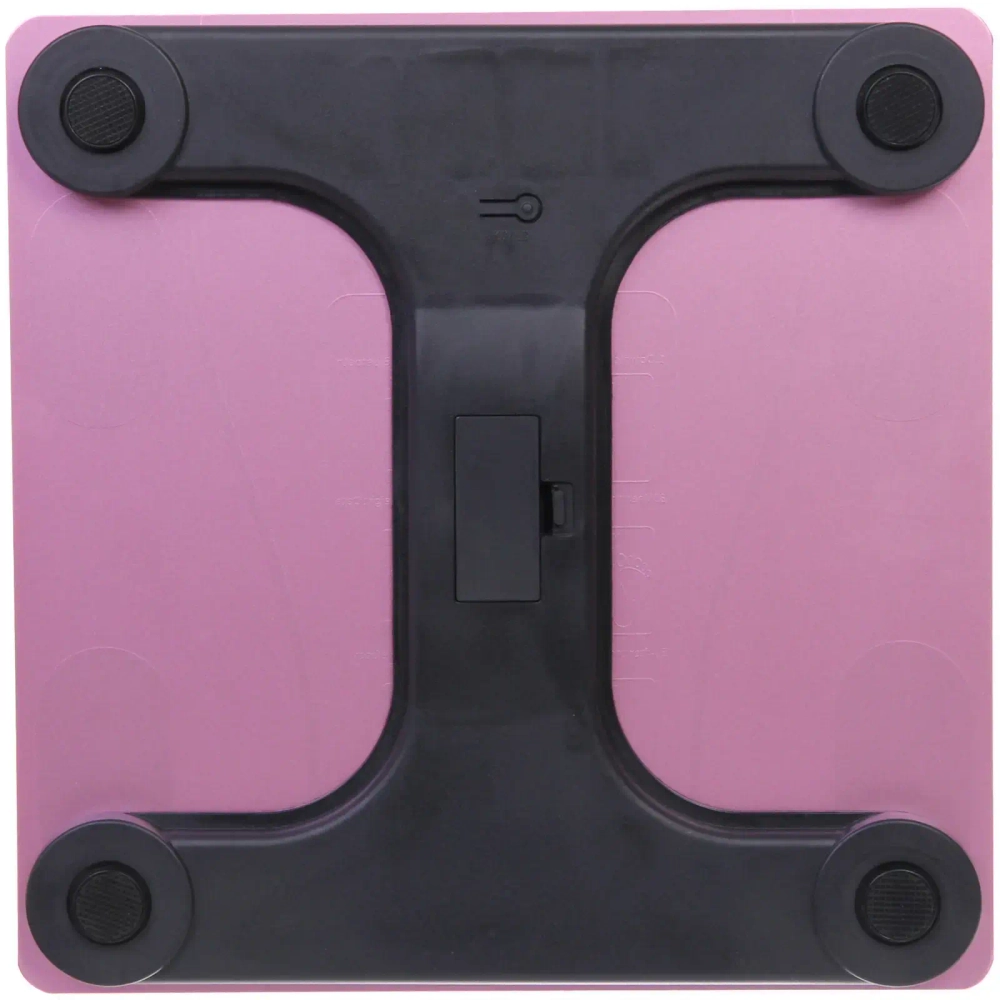 Весы напольные электронные «SMART - Style» 28*28*0,5 см, bluetooth (работает от 2хААА), Розовый