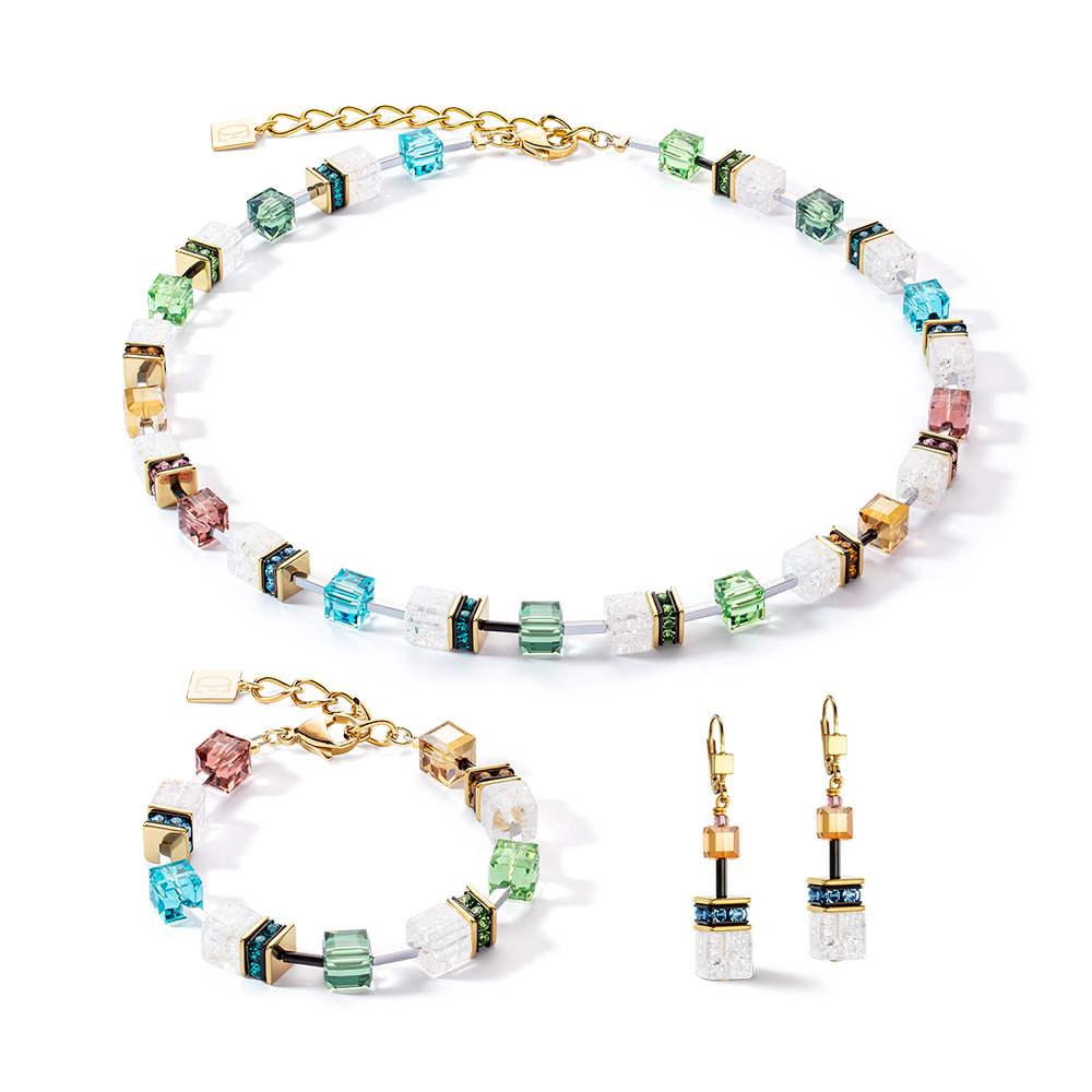 Серьги Coeur de Lion Multicolour Gold 4505/20-1516