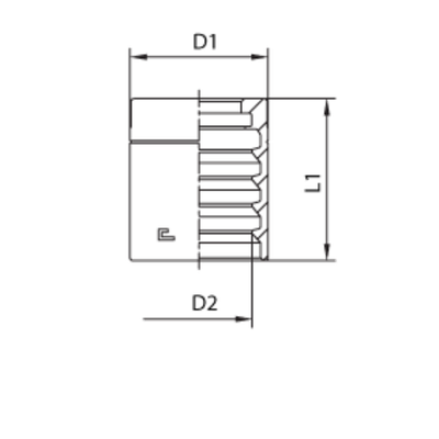 Муфта DN 38 1SN/2SC NEW