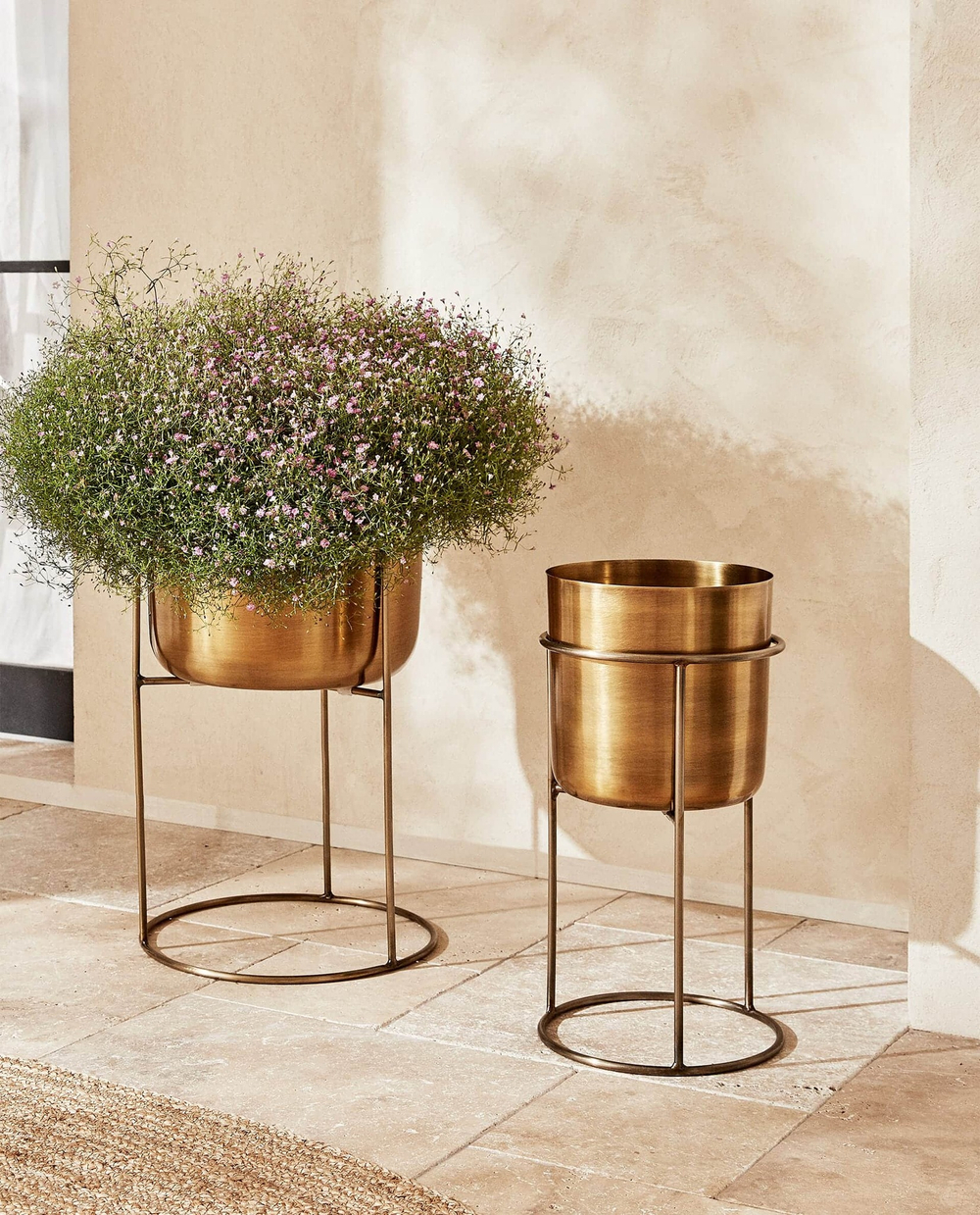ZARA HOME ЗОЛОТОЙ ГОРШОК ДЛЯ ЦВЕТОВ