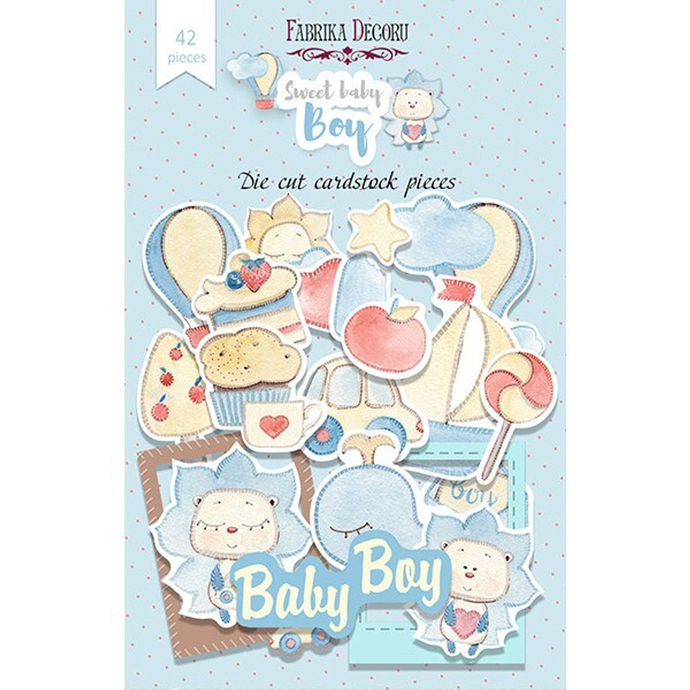 Набор высечек, коллекция "Sweet baby boy", 42шт