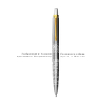 Подарочный набор: Шариковая ручка Parker Jotter Russia + ежедневник, коричневый