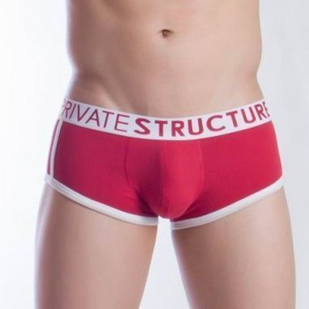 Мужские трусы хипсы красные Private Structure NOS Spectrum Red Hipster