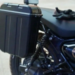 Багажник Royal Enfield, черный Commuter Pannier Rail – Hunter 350, KXA00044
