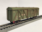 Крытый вагон (11-066-01), деревянный, СЖД, (IV Эп.), зеленый