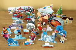 Макет "Зима"