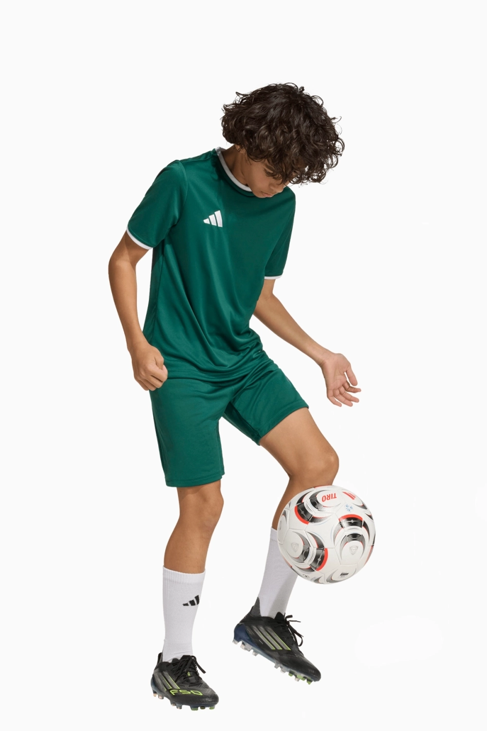 Футболка adidas Entrada 26 Junior - зеленый