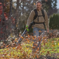 Greenworks GD40BPG2 40В ранцевая воздуходувка аккумуляторная (1 x 4 Ач, ЗУ) 78 м/с 2408107UB