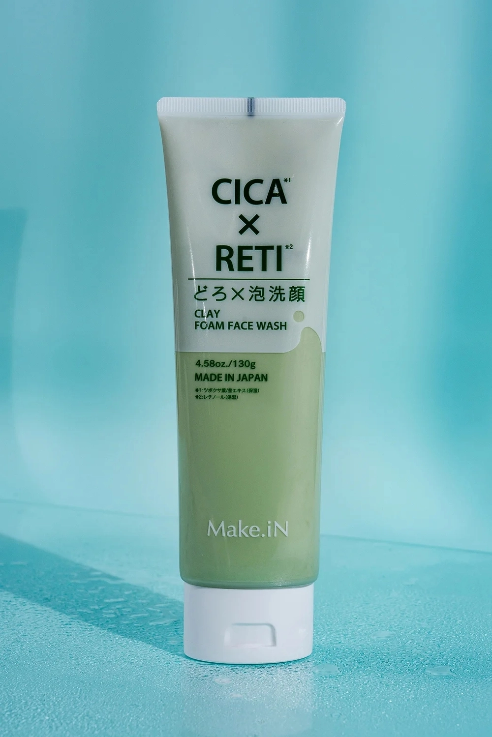 Пенка для умывания лица EVLISS Make.In CICA×RETI с марокканской и белой глиной, CICA и ретинолом (130 г.)