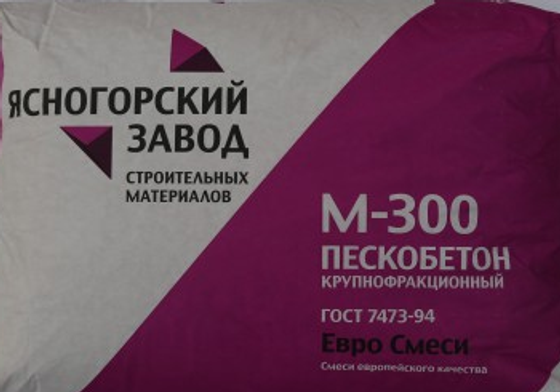 Пескобетон М-300 &quot;Ясногорский&quot; 50кг ( 1 под = 50шт )