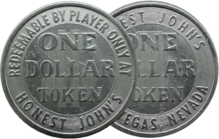 Honest John's Casino $1 Token