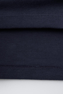 ZARA ОДНОТОННЫЙ КОМПЛЕКТ ИЗ ТОЛСТОВКИ И БРЮК-ДЖОГГЕРОВ, СИНИЙ