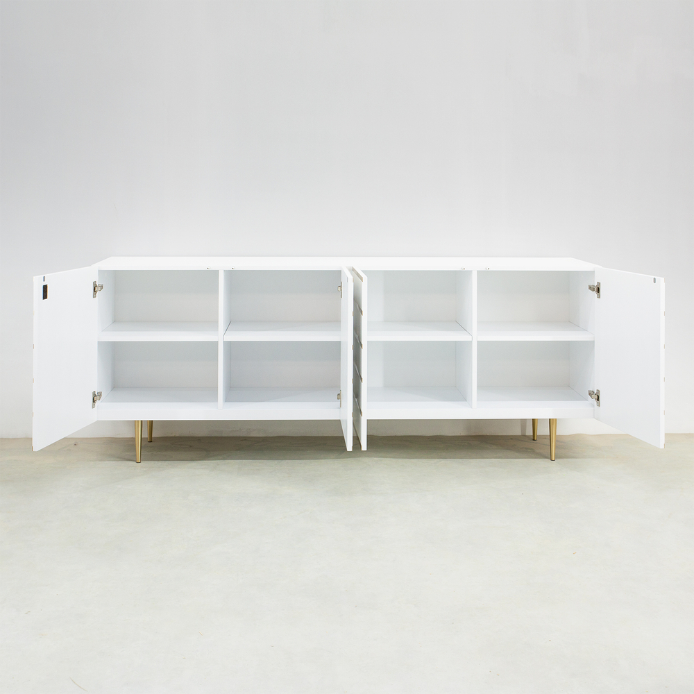 ТУМБА WHITE&BRASS