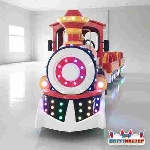 Безрельсовый поезд «Алый самоцвет» 2 вагона, 13 мест, прогулочный