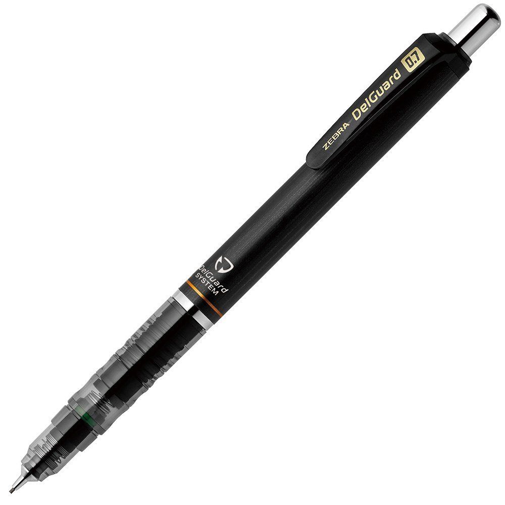 Zebra DelGuard (черный) - купить механический карандаш 0,7 мм