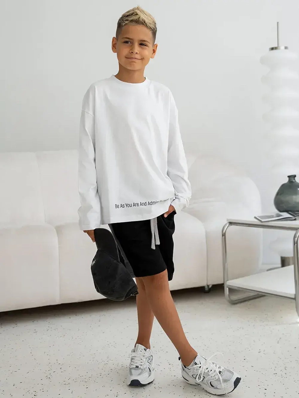 Лонгслив для мальчика школьный