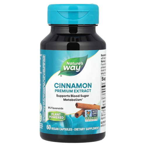 Nature's Way, Корица, 60 веганских капсул