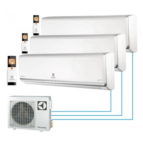 Мульти сплит-система Electrolux на 3 комнаты (20+20+20 кв.м.)