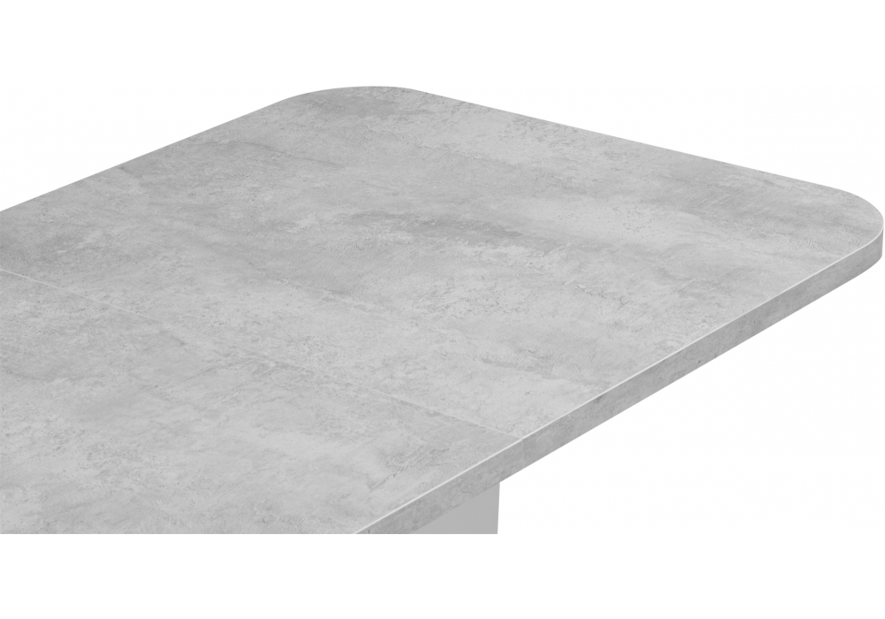 Стол деревянный Woodville Комфорт цемент светлый, белый