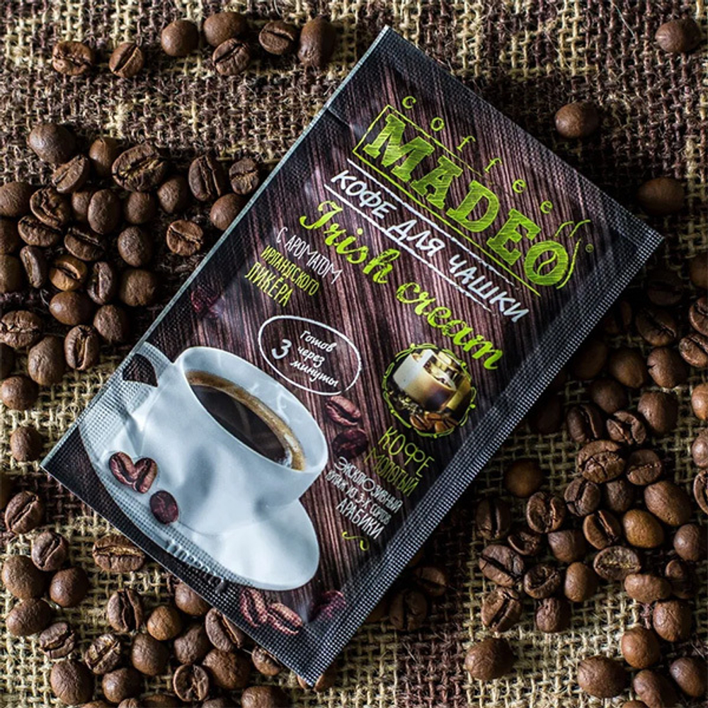 Молотый кофе для чашки РЧК Irish Cream 10шт