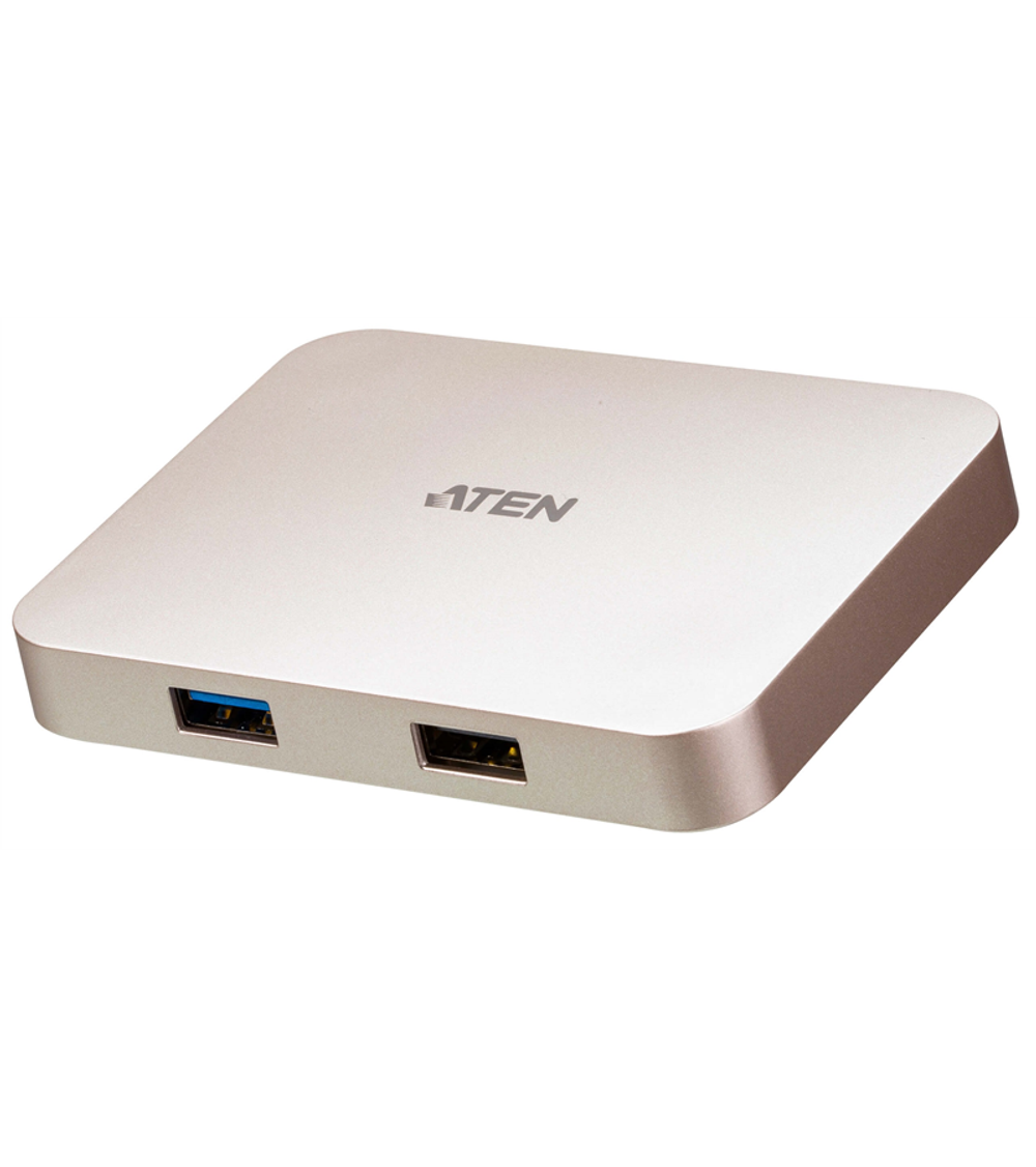 Dock станция ATEN USB-C 4K Ultra Mini Dock with Power Pass-through