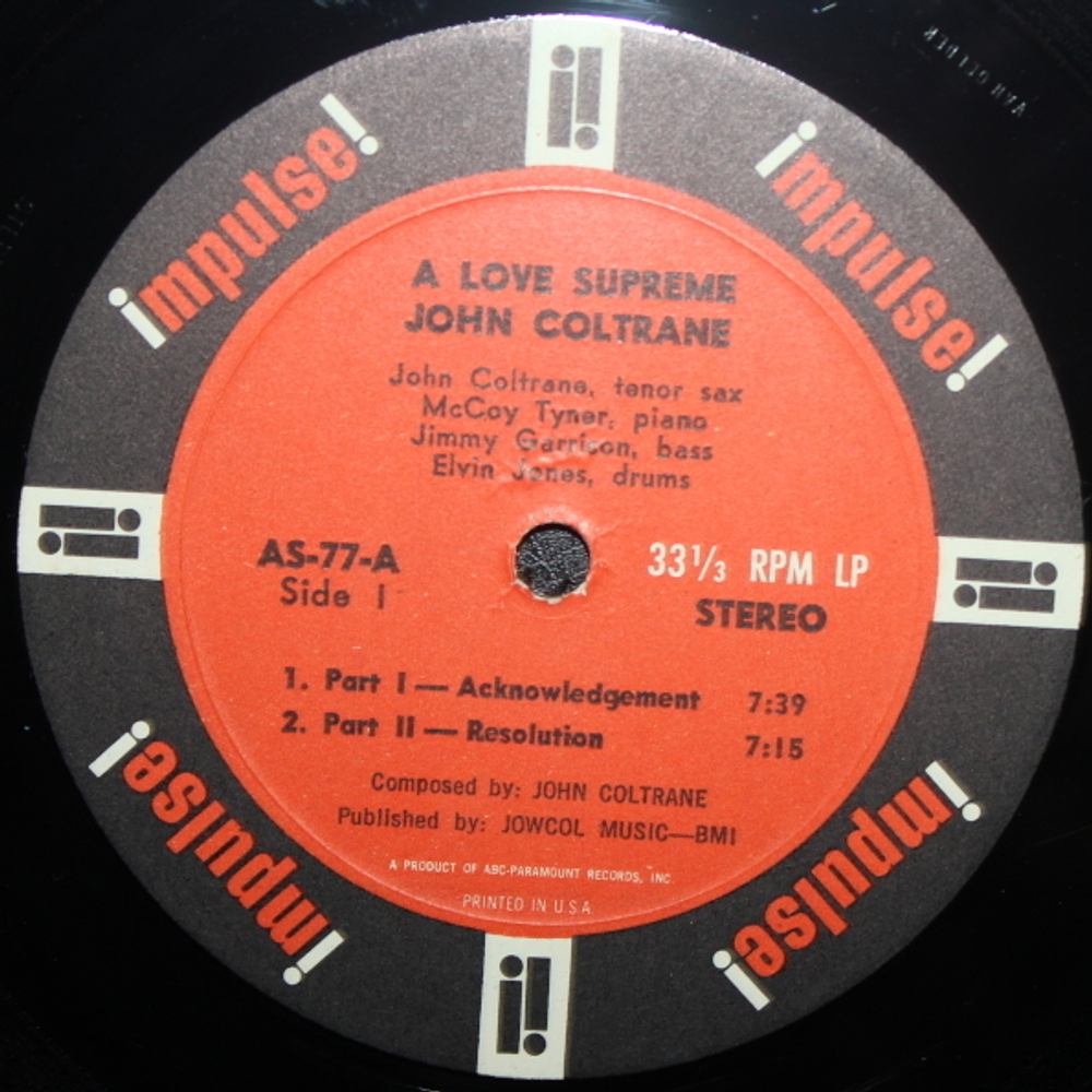 John Coltrane / A Love Supreme (LP)