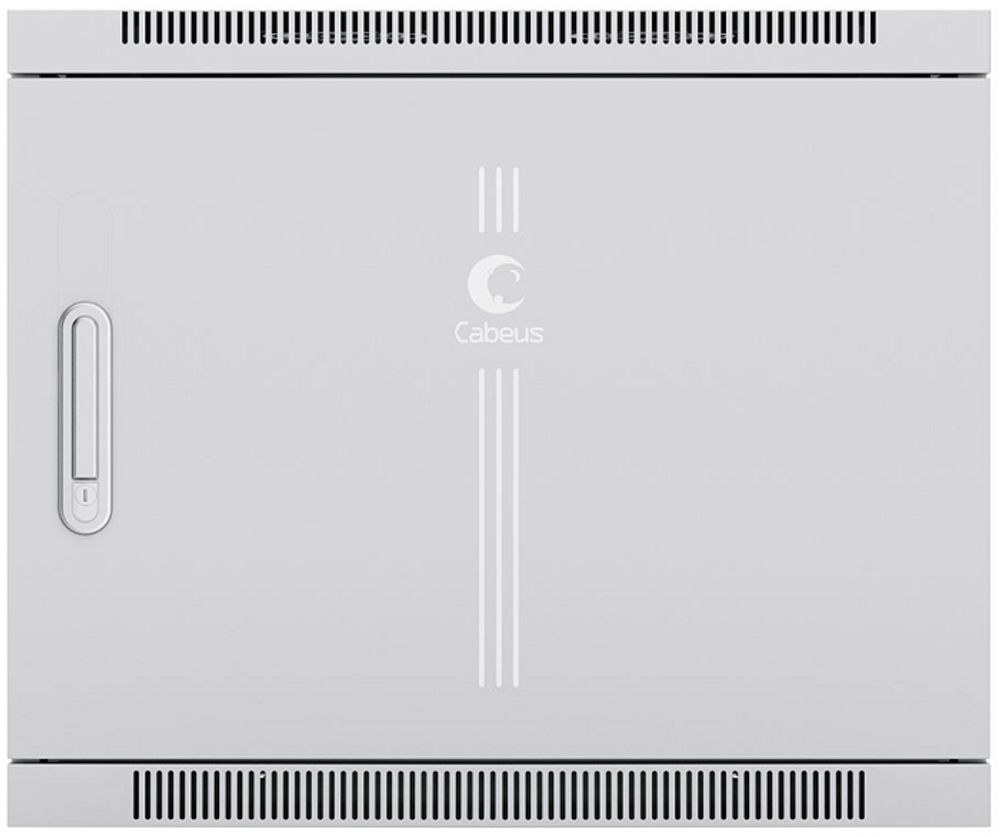 Шкаф настенный 19", 15U Cabeus SH-05F-15U60/60m-R