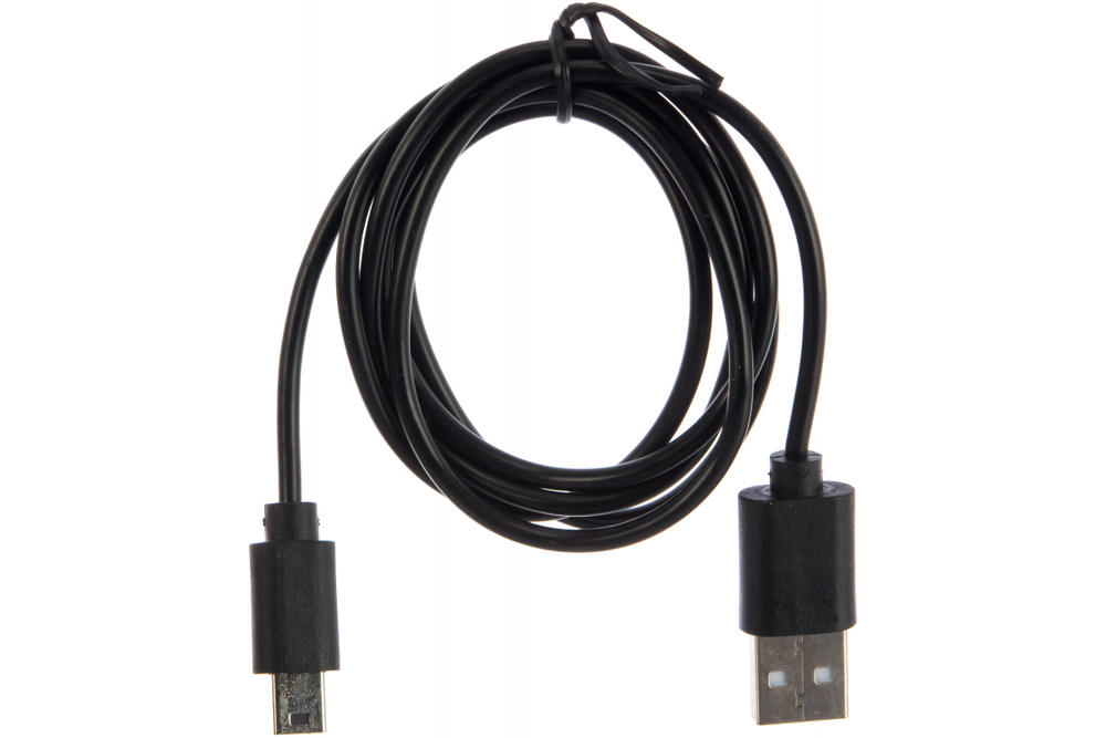 Кабель REXANT USB mini USB длинный штекер 1М черный 18-4402