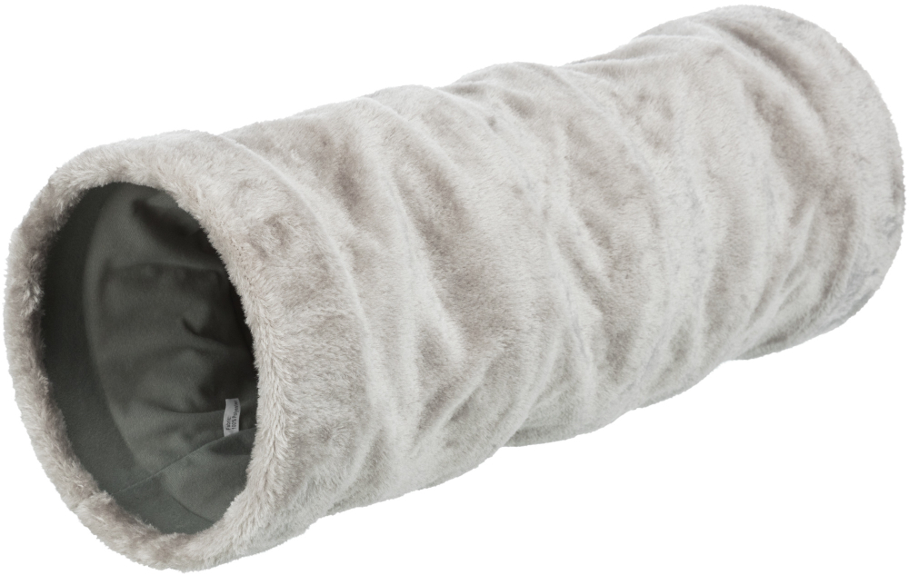 Тоннель игровой, плюш, ø 22 × 60 cм, серый, Trixie