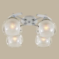 Citilux Буги CL157141 Люстра потолочная Белая Хром