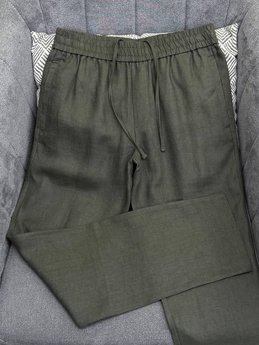 Льняные брюки Zegna