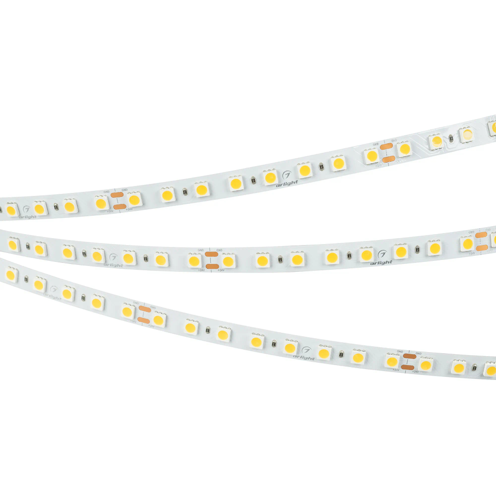 Светодиодная лента UL-B80-10mm 24V Warm2700 (11 W/m, IP20, 5m) (Arlight, 7 лет) 041377