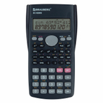 Калькулятор инженерный BRAUBERG SC-82MS (158х85 мм) 240 функций 10+2 разрядов темно-синий (2 штуки в упаковке)