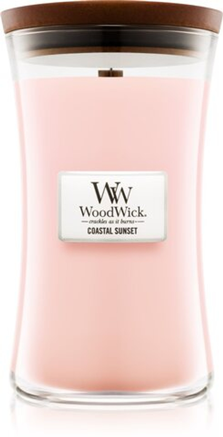 Woodwick Coastal Sunset - ароматическая свеча с деревянным фитилем /   609.5  g  / GTIN 663595930499