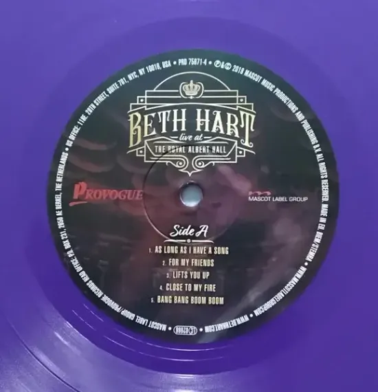 Beth Hart – Live At The Royal Albert Hall - Purple - 3LP