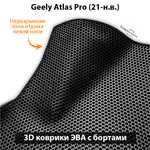 Автомобильные коврики ЭВА с бортами для Geely Atlas Pro (21-н.в.)