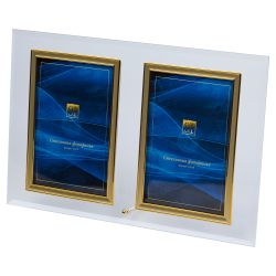 GT 224/-G вертикальная прямая двойная , золото 10х15 | GT