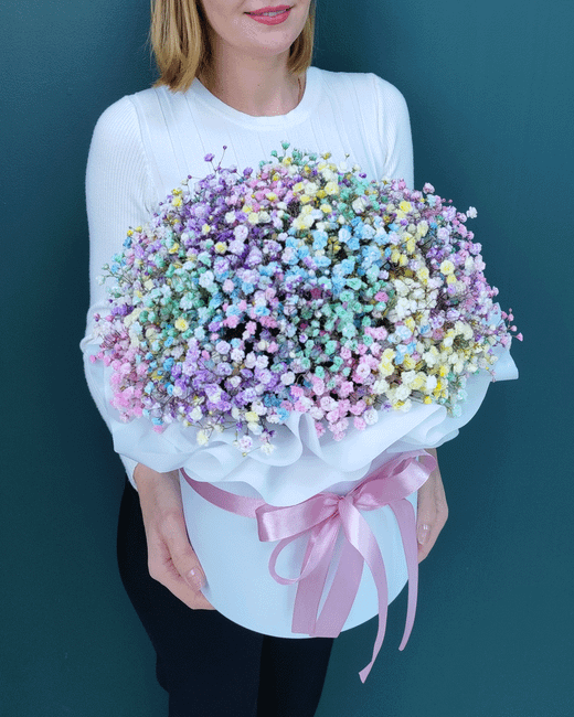 Гипсофила в большой коробке(00441)