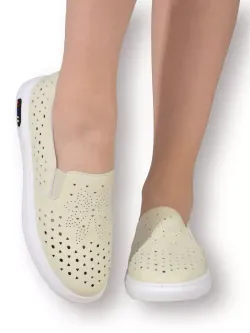 Мокасины летние с перфорацией