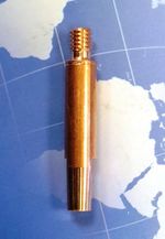 TET01676 Наконечник сварочный Ø1,6/М6х45мм CuCrZr