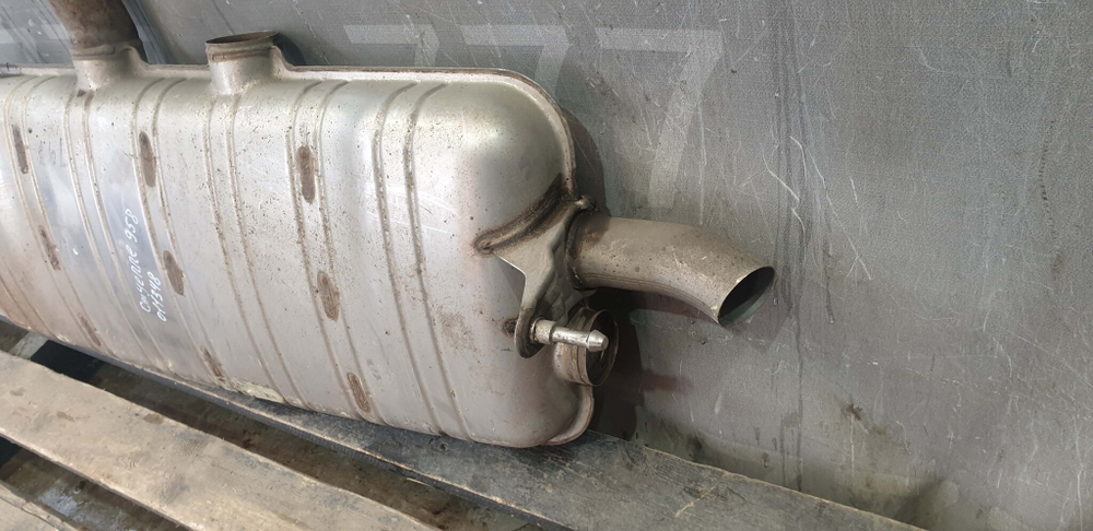 Глушитель основной Porsche Cayenne 2 (958) 10-18 Б/У Оригинал 95811191050