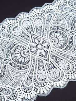 03-204 Кружево эластичное 22 см, светло-голубой