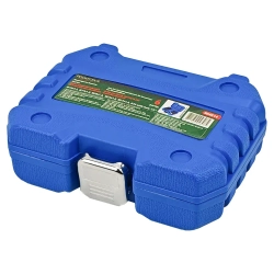 Набор резьбовых адаптеров для демонтажа форсунок 6пр.(М14х1.5, М17х1.0, М20х1.0, М25х1.0, М27х1.0, Н10 с отверстием), в кейсе RockForce##Rock FORCE RF-904G14