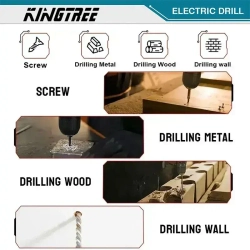 KingTree Шуруповерт, 18 В, 1 АКБ