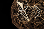 Pendant design lamp  Etch Web by Tom Dixon (Gold)