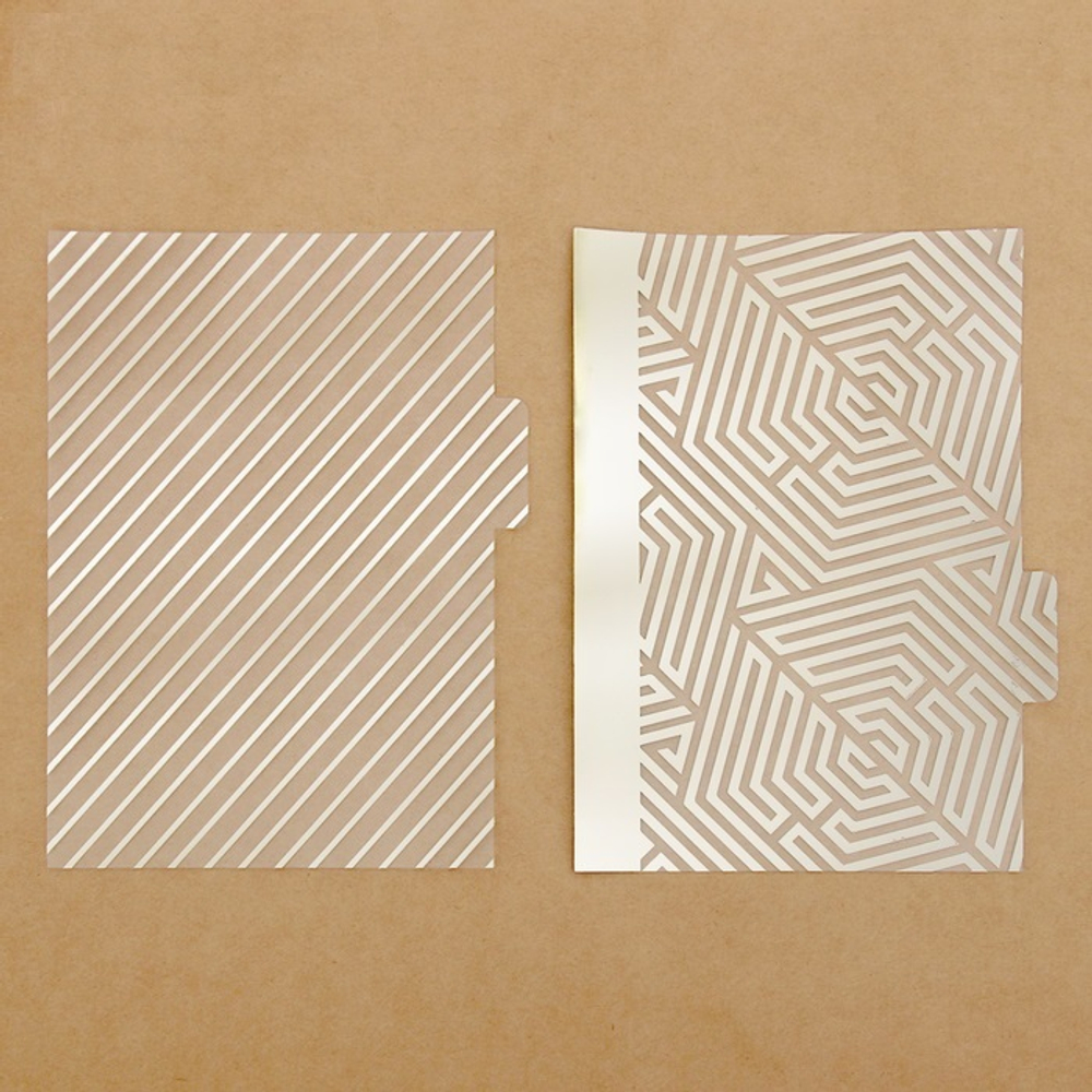 Набор ацетатных разделителей для планера «Крафт», 6 листов, 16 × 21 см