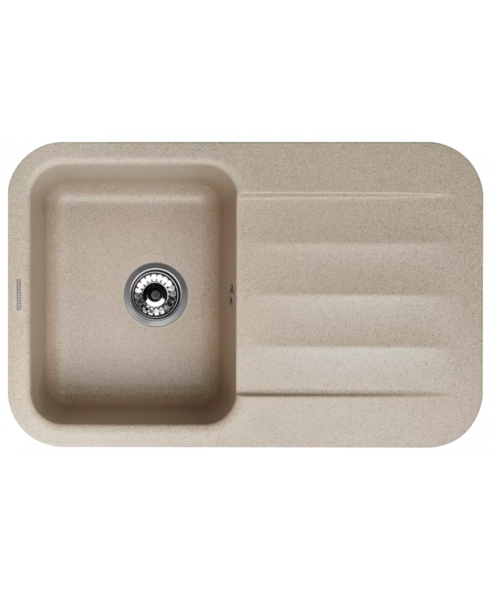 Кухонная мойка Kuppersberg LIRA 1B1D BEIGE фото 