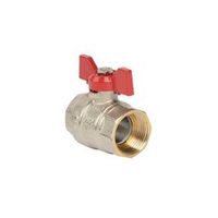 Кран шаровый ВР 1" бабочка HLV